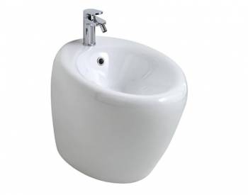 BIDET TOUCH FILOMURO 55x38.5 MONOFORO BIANCO