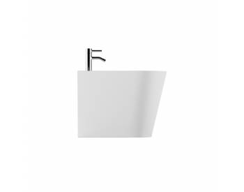 BIDET HIDE ROUND FILOMURO 57X37 BIANCO