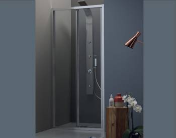Porta doccia a soffietto con anticalcare FPS30 cm 100