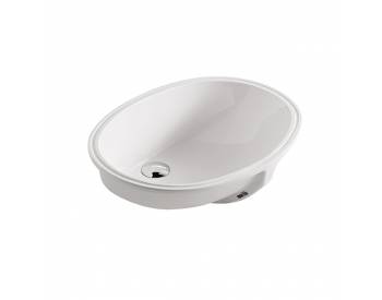 LAVABO DENISE INCASSO SOTTOPIANO 57X43 BIANCO