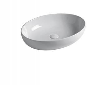 Lavabo da appoggio Easy cm 55 ovale