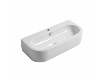 LAVABO FLO APPOGGIO/SOSPESO 90X42 MONOFORO BIANCO