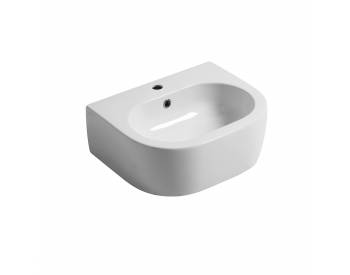 LAVABO FLO APPOGGIO/SOSPESO 50X40 MONOFORO BIANCO