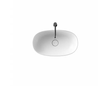 LAVABO FORM APPOGGIO OVALE 60X35 BIANCO