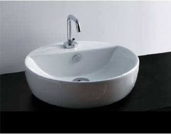 Lavabo M2 da appoggio tondo 48 cm Galassia