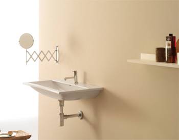 Lavabo sospeso/su struttura Stockholm 70x37