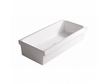 LAVELLO A CANALE NINIVE cm 120x45 SMALTATO SU 4 LATI