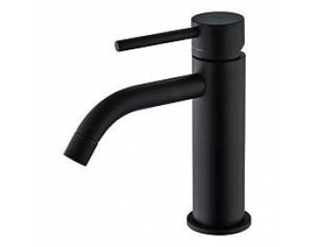 Miscelatore lavabo Light con scarico in ottone nero opaco