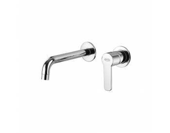ENJOY MIX LAVABO A MURO CANNA CM. 19 CROMO