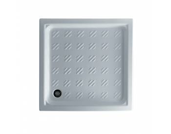 PIATTO DOCCIA 90X90 GALASSIA AIRONE h.10 BIANCO (PIL. 60 mm. NON INCLUSA)