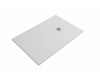 Piatto Doccia Smart Slate in geal coat h.2,5 rettangolare cm. 70x140 bianco