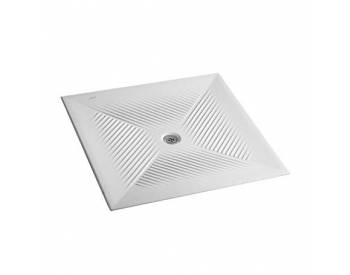 PIATTO DOCCIA VELA 80x80 h6 BIANCO PIL. 90 mm