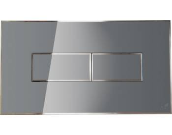 Placca di comando Style magnetica argento