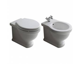 ETHOS COMPOSIZIONE SANITARI FILOMURO CON COPRIWC TERM. STANDARD