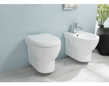 Sanitari Absolute sospesi senza brida cm. 35x50 con sedile softclose