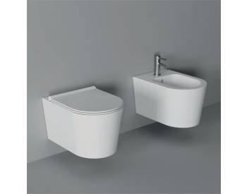 FORM COMPOSIZIONE SANITARI SOSPESO SENZA BRIDA CON COPRIWATER STANDARD BIANCO