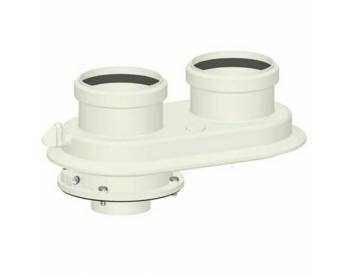 SDOPPIATORE ASPIRAZIONE/SCARICO 80 MM