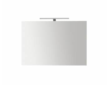 SPECCHIO GLOBO 100xh70 FILO LUCIDO C/LAMPADA LED SENZA INTERRUTTORE