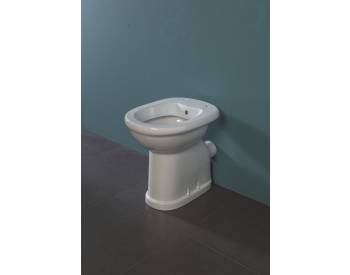 Vaso/bidet a terra Confort h49 sc. parete