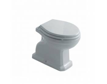 VASO ETHOS DISTANZIATO DA MURO 56X38 SCARICO PARETE BIANCO