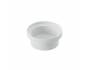 Lavabo Fuori Scala appoggio/incasso cm. 40 salvaspazio in ceramica bianco lucido