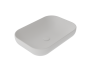 Lavabo Easy appoggio 60x42 rettangolare in ceramica bianco opaco