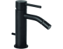 Miscelatore bidet Light con scarico in ottone nero opaco